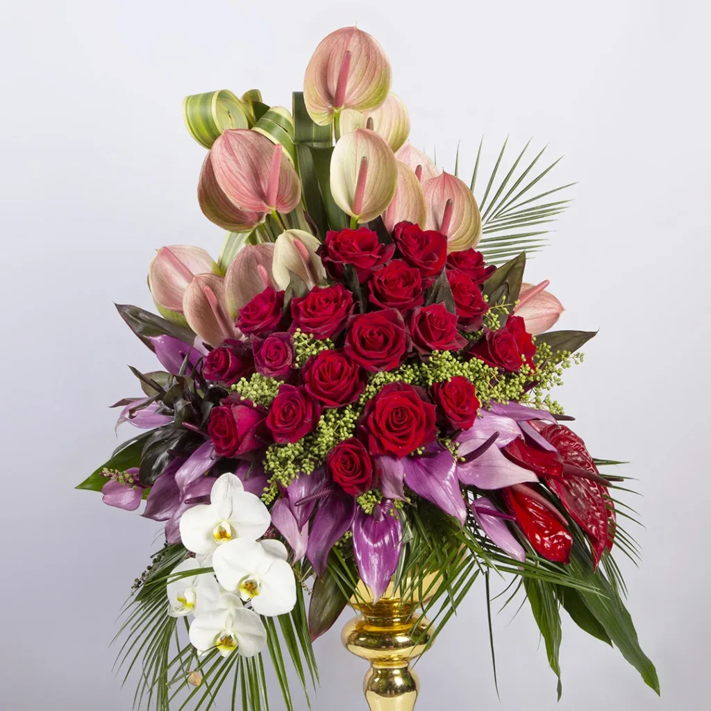 تصویر جام گل برای خواستگاری و عقد کد 7240