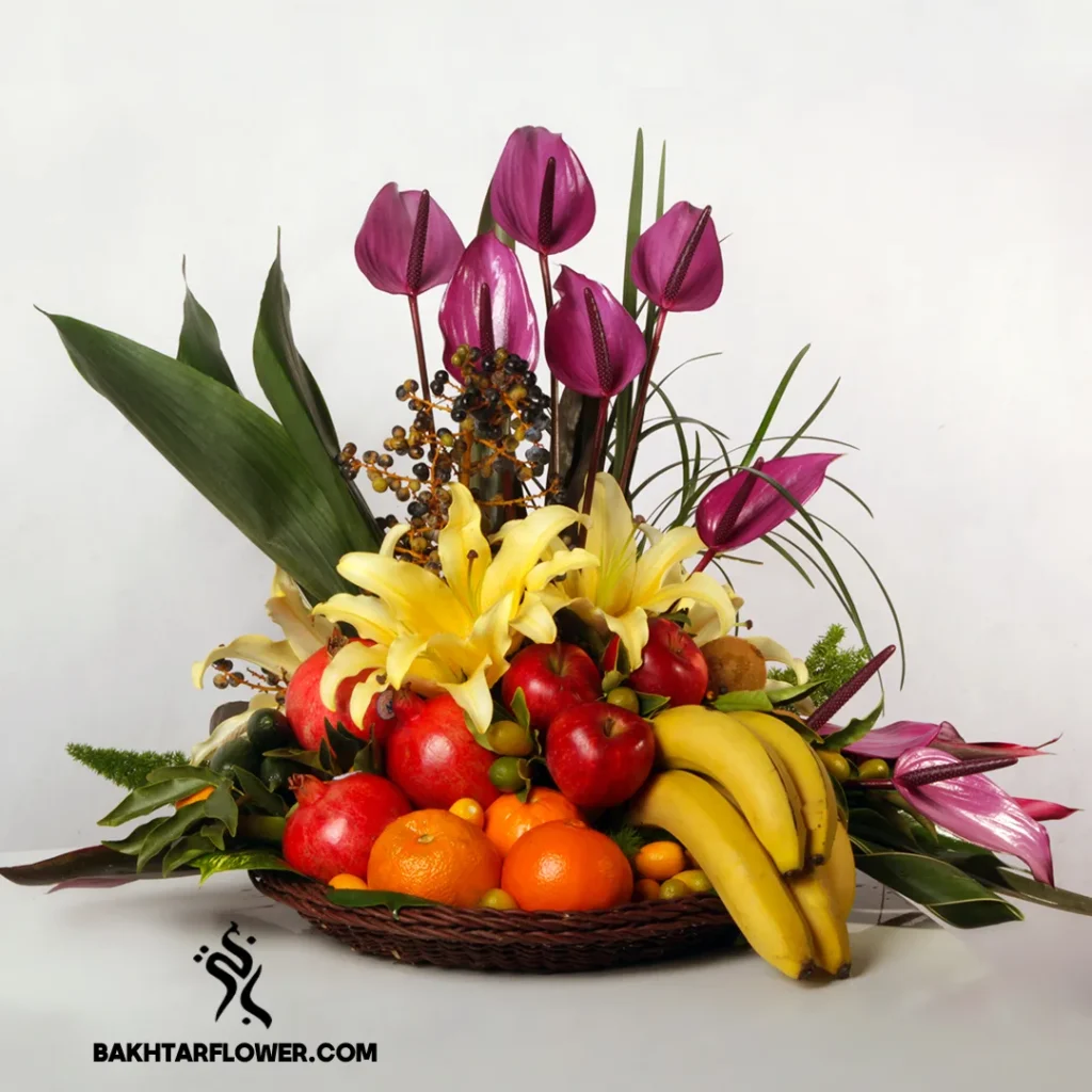 عکس سبد گل یلدای شماره 6