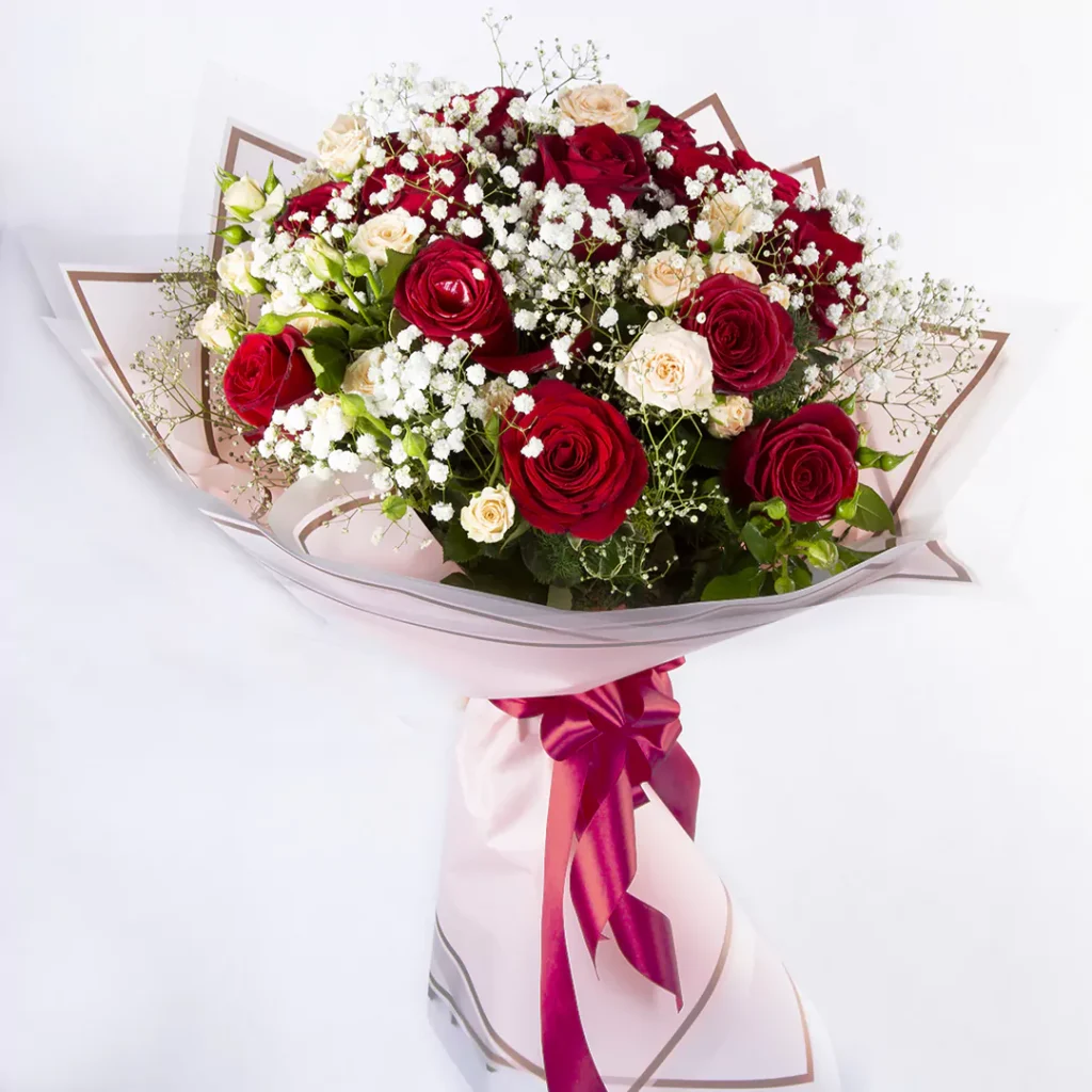 عکس دسته گل رز کد6580