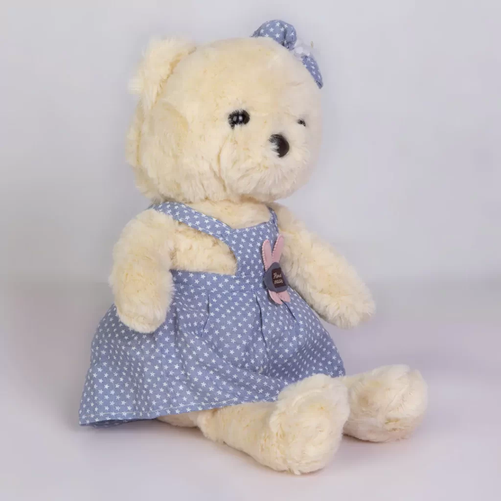 مدل عروسک خرس سفید ولنتاینی کد 9290