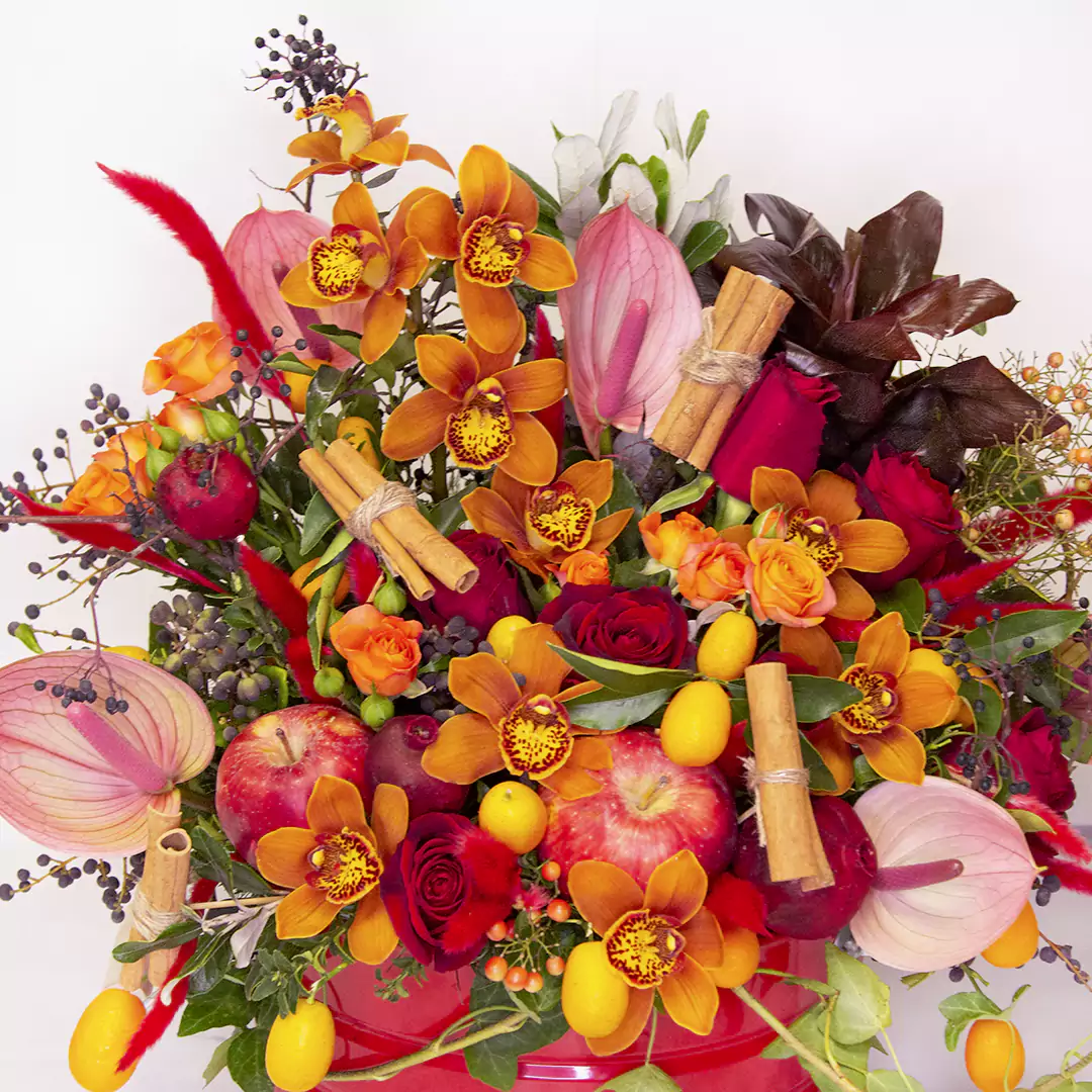 تصویر باکس گل و میوه یلدا کد 20055