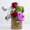 عکس باکس گل هدیه رز هلندی کد 2860